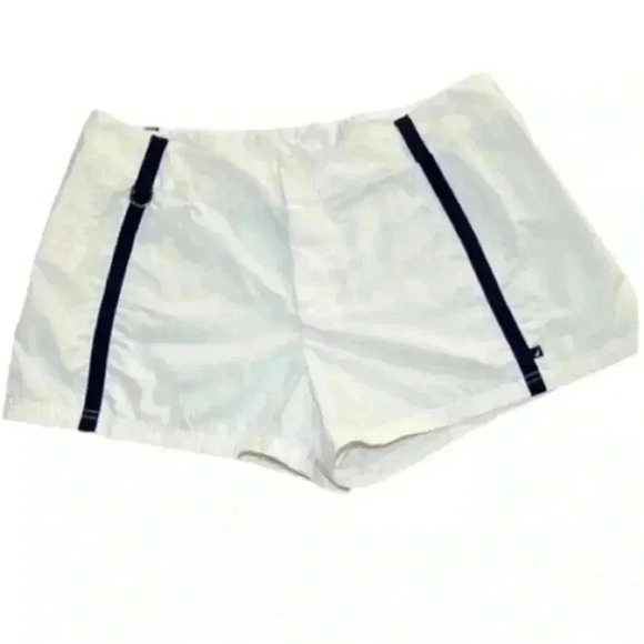 Nautica Board Shorts Off White with Blue Stripe Large - Picture 1 of 4